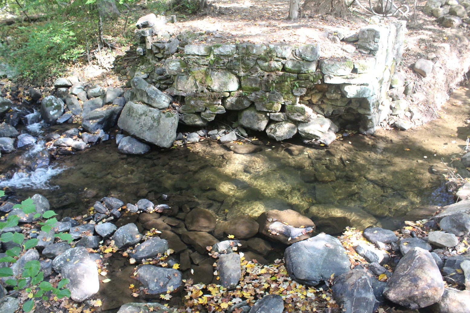 Destabilized historic bridge abutment .JPG